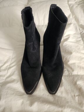 The Kooples Suede Boots Black Size 40 US Size 9.5-10